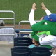 Illustration for article titled Florida Gators Mascot Sacrifices Big Dumb Head To Protect Kid From Foul Ball
